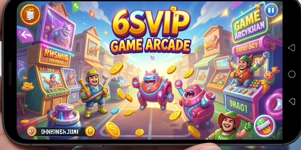 Tangkapan layar menampilkan gameplay seru dari 6SVIP.