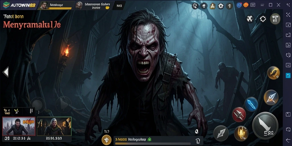 Gameplay AUTOWIN88 menampilkan momen menegangkan dan mencekam.