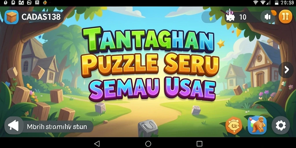Tangkapan layar dari gameplay <strong>CADAS138</strong> menampilkan teka-teki yang menyenangkan.
