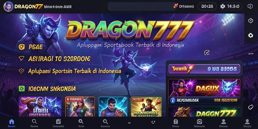 Tampilan gameplay DRAGON777 yang menarik dan informatif untuk taruhan olahraga.