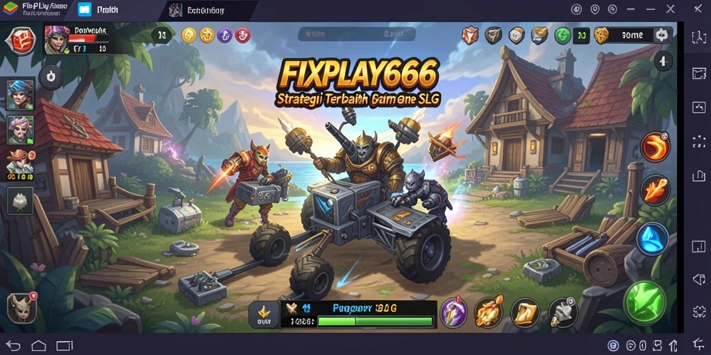 Tampilan layar permainan FIXPLAY666 dengan aksi strategi mendebarkan.