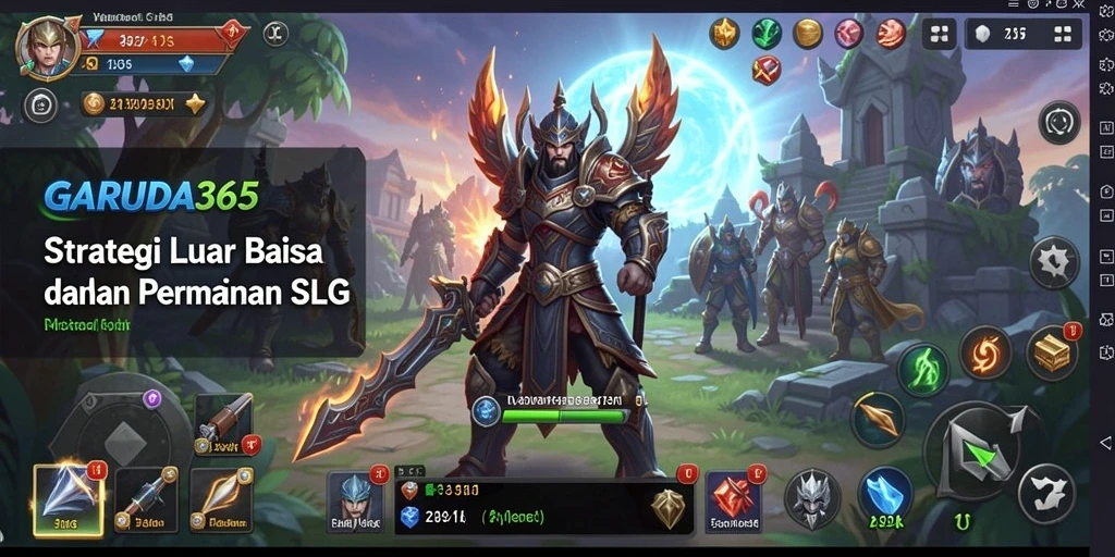 Tampilan gameplay GARUDA365 dengan aksi SLG yang mendebarkan.