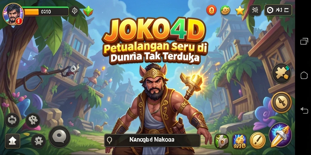 Screenshot JOKO4D menampilkan gameplay petualangan yang mendebarkan.