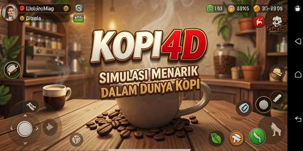 Tampilan gameplay KOPI4D yang menarik dan mengasyikkan.