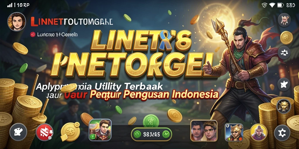 Tampilan utama LINETOGEL yang intuitif dan fungsional.
