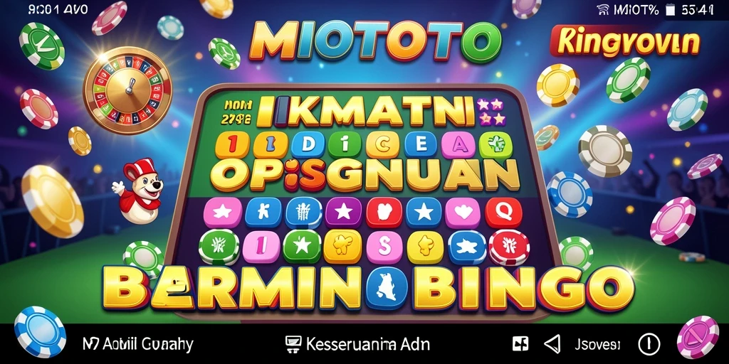 Tampilan gameplay bingo yang seru dan interaktif di MIOTOTO.
