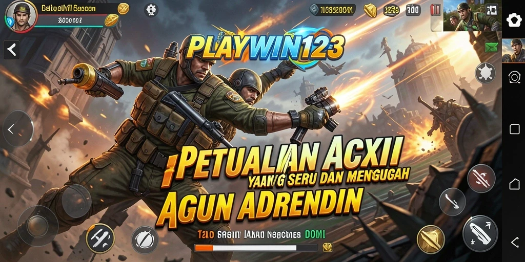 Tampilan gameplay menegangkan yang penuh aksi dari PLAYWIN123.