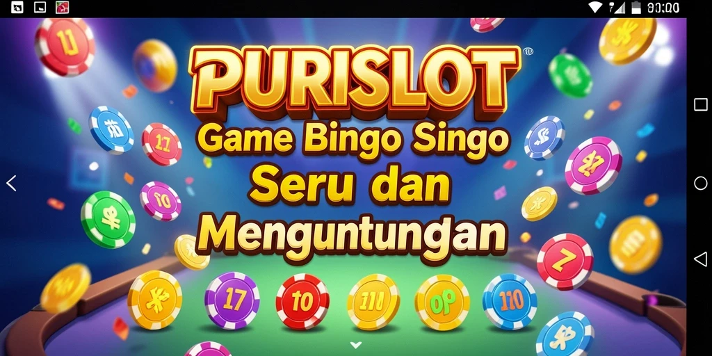 Gameplay seru dalam PURISLOT yang menampilkan kartu Bingo dan interaksi pemain.