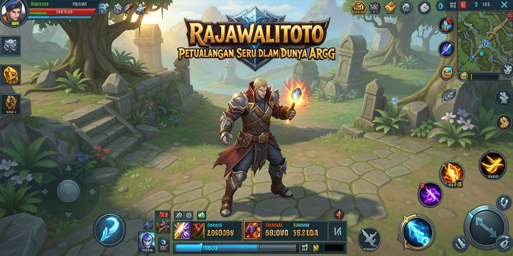 Tampilan gameplay RAJAWALITOTO yang memukau dalam aksi ARPG.