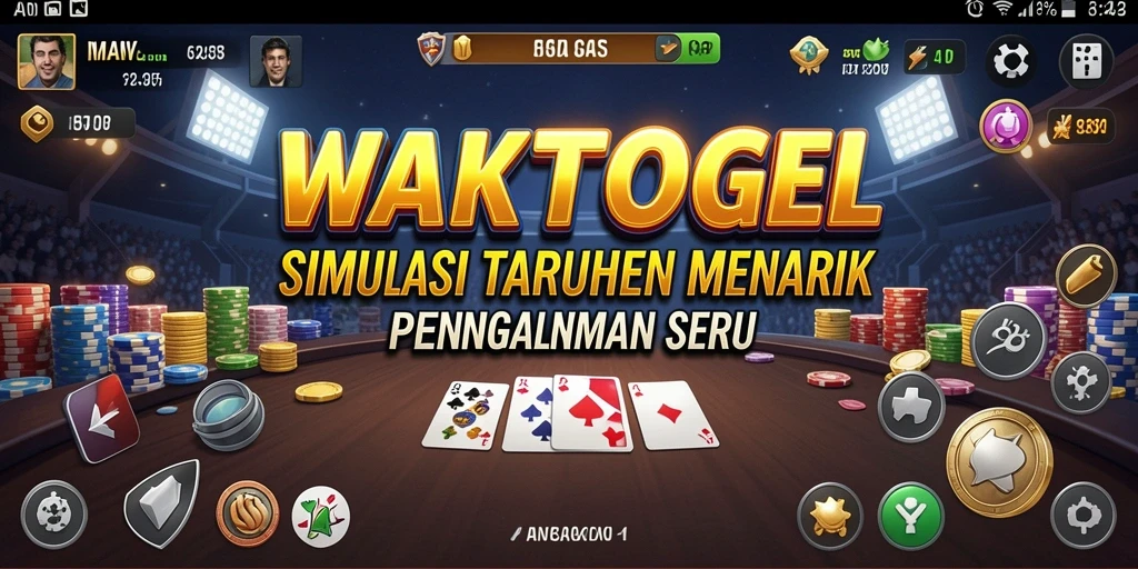 Tampilan gameplay seru dan interaktif dalam WAKTOGEL.