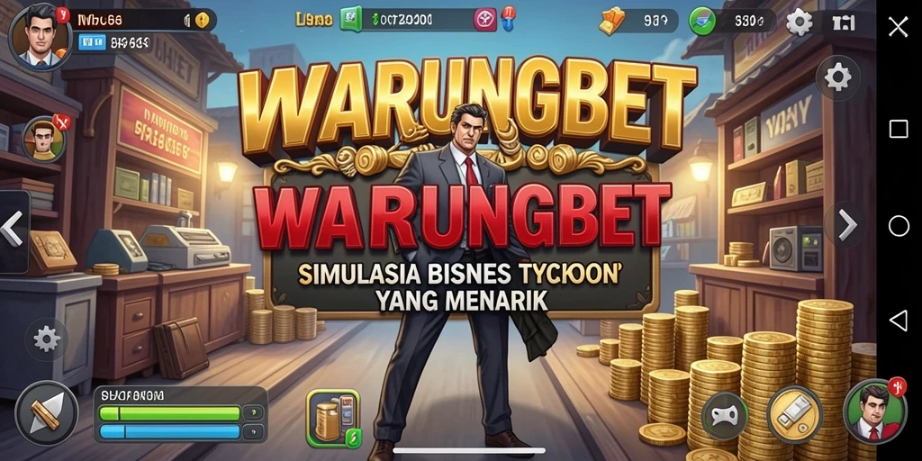 Tampilan gameplay yang menantang dalam simulasi bisnis.