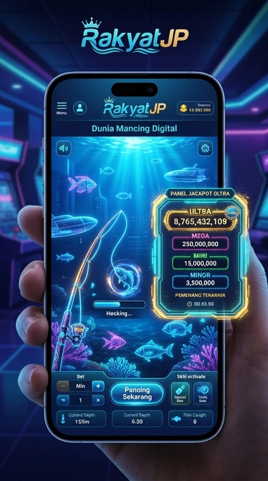 Fitur pencarian cepat di aplikasi rakyatjp.